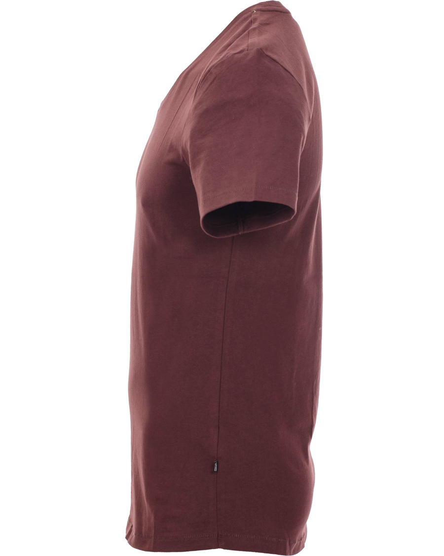 Herr | T-Shirts | J.Lindeberg | Axtell Scoop T-shirt Burgundy