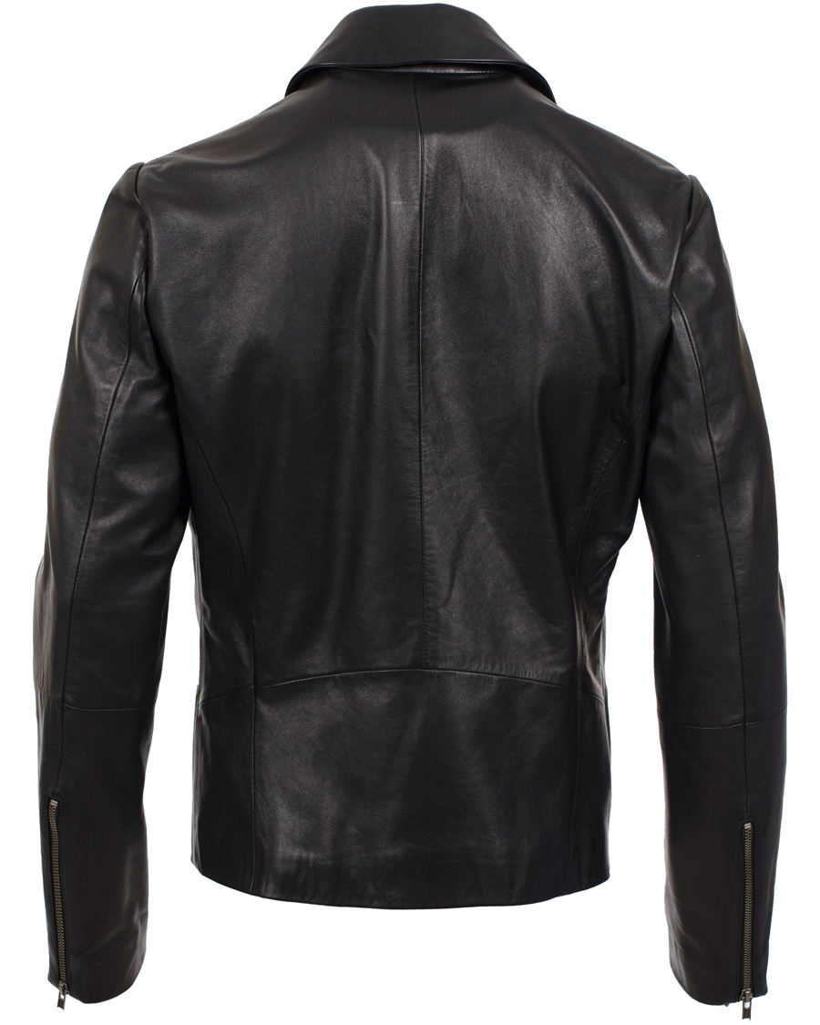 Herr | Jackor | Filippa K | Robert Leather Biker Jacket Black