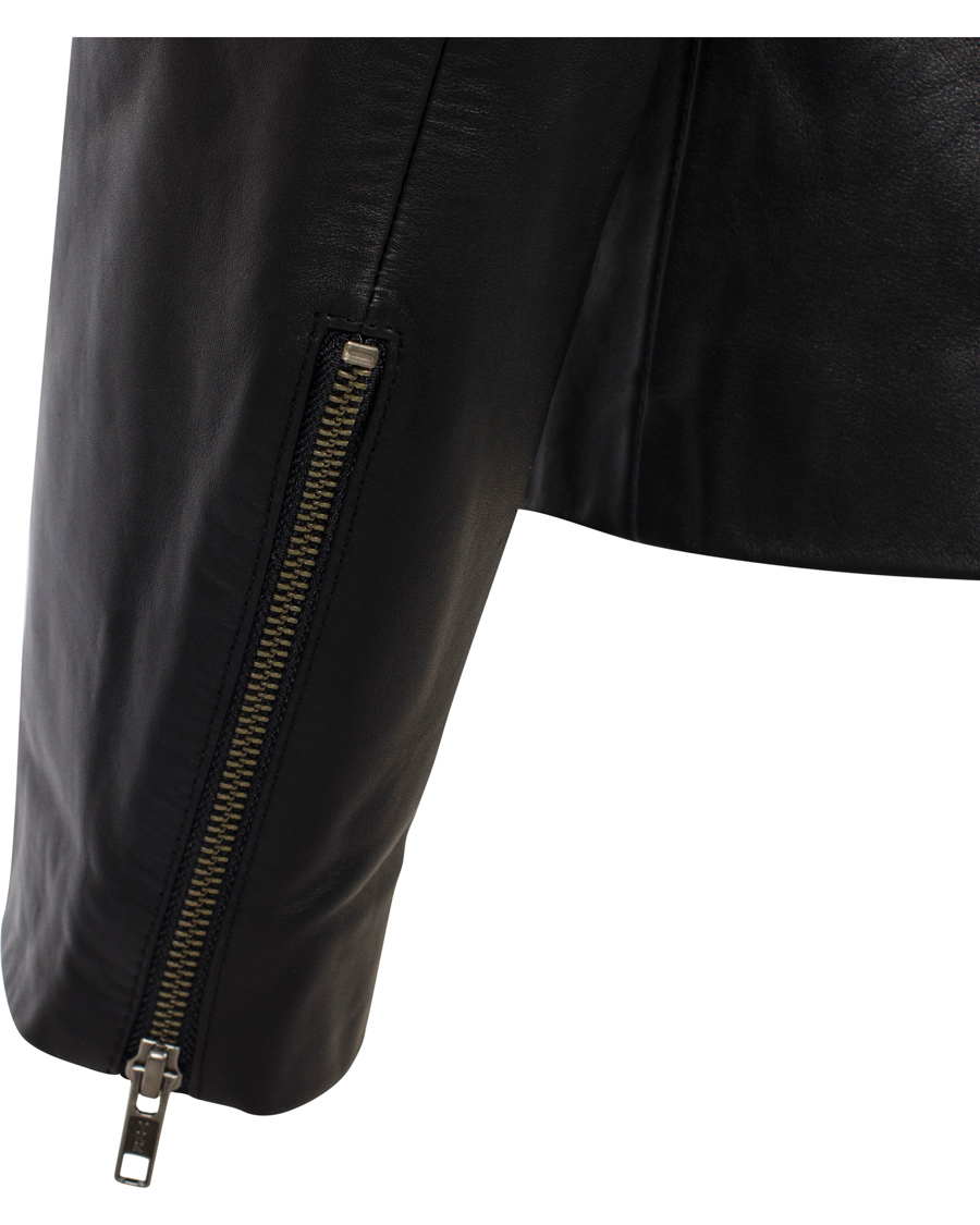 Herr | Jackor | Filippa K | Robert Leather Biker Jacket Black