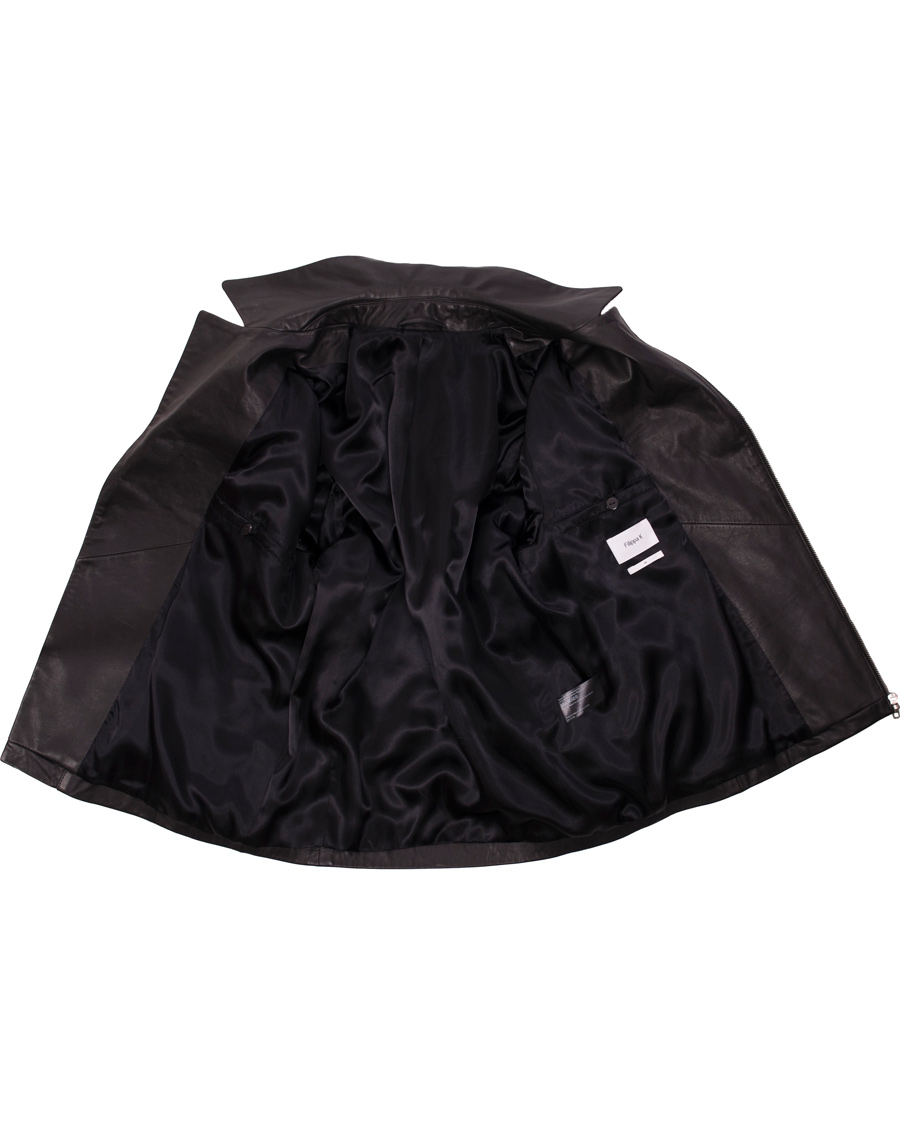 Herr | Jackor | Filippa K | Robert Leather Biker Jacket Black