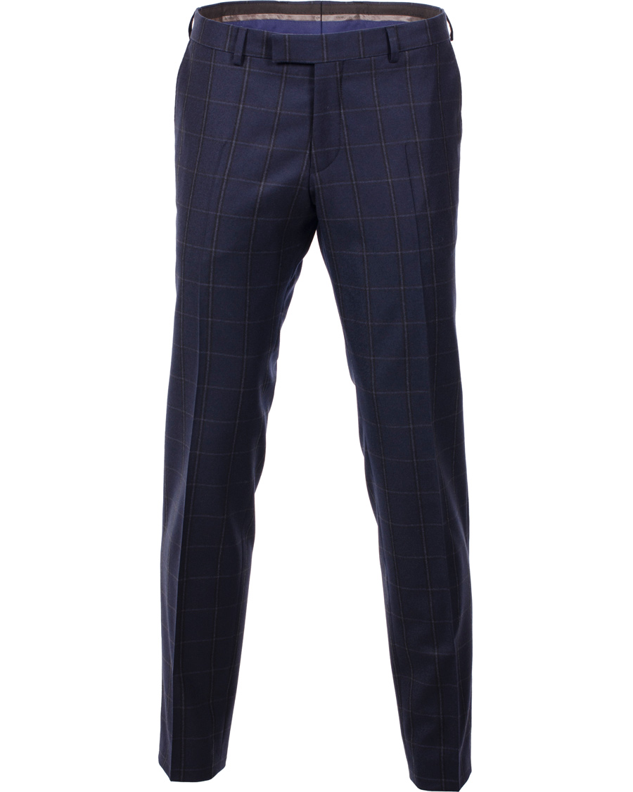 Herr | Kostymer | Oscar Jacobson | Edmund Window Pane Suit Navy