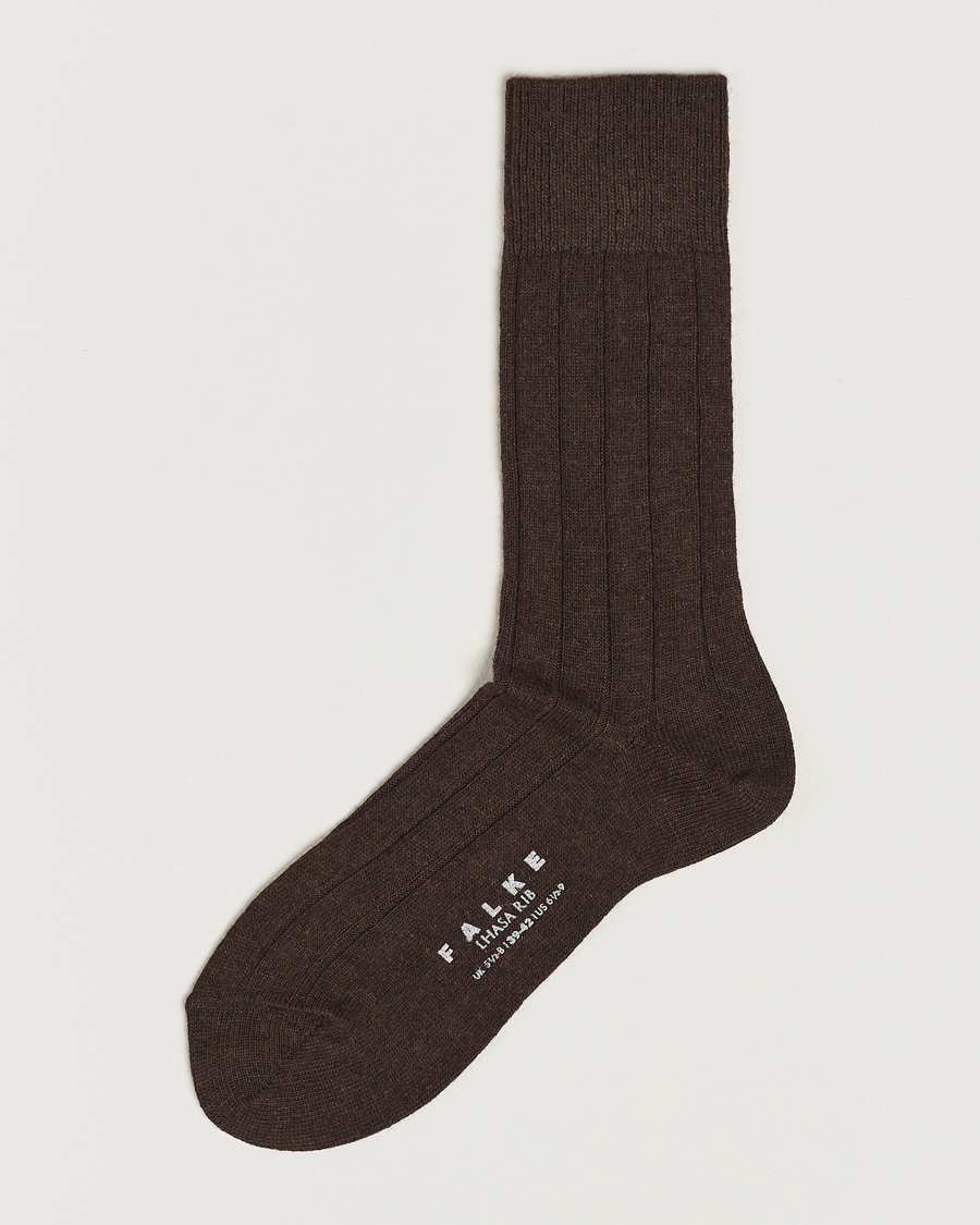 Herr | Underkläder | Falke | Lhasa Cashmere Socks Brown