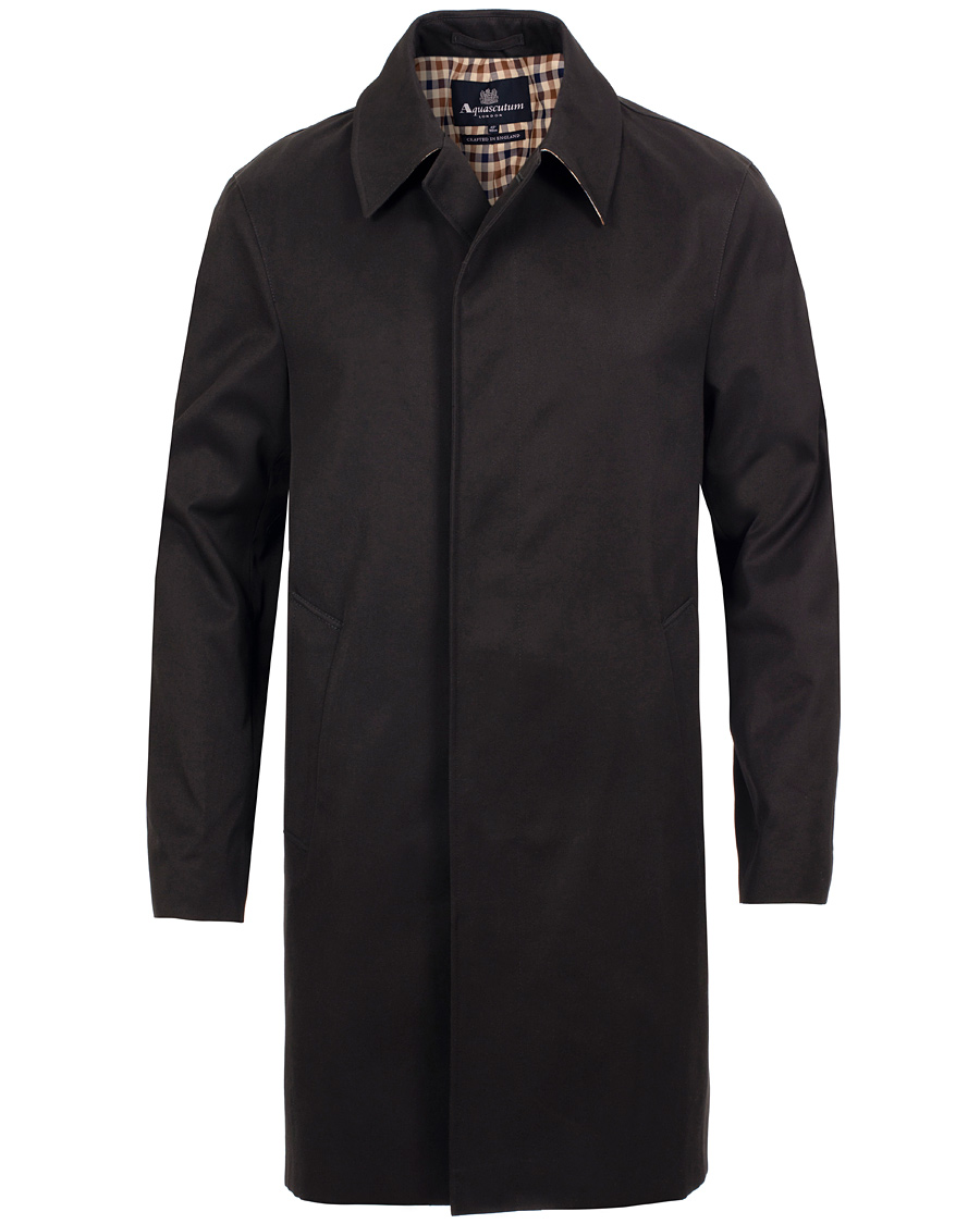 Herr | Jackor | Aquascutum | Broadgate Raincoat Black