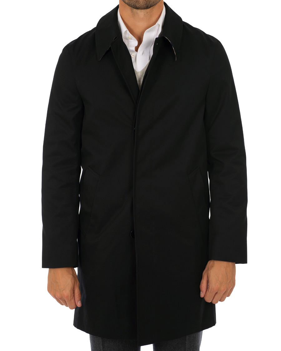 Herr | Jackor | Aquascutum | Broadgate Raincoat Black