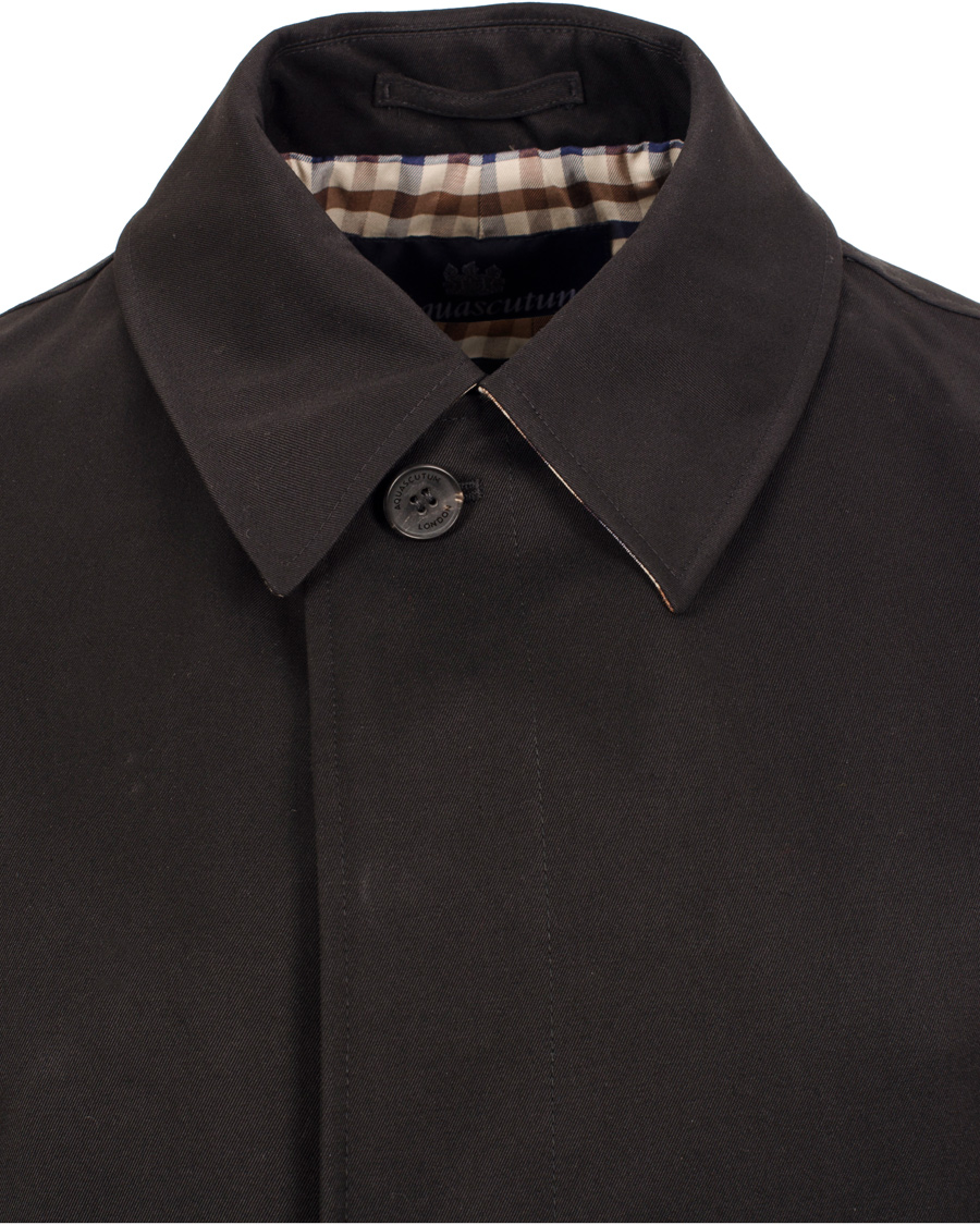 Herr | Jackor | Aquascutum | Broadgate Raincoat Black