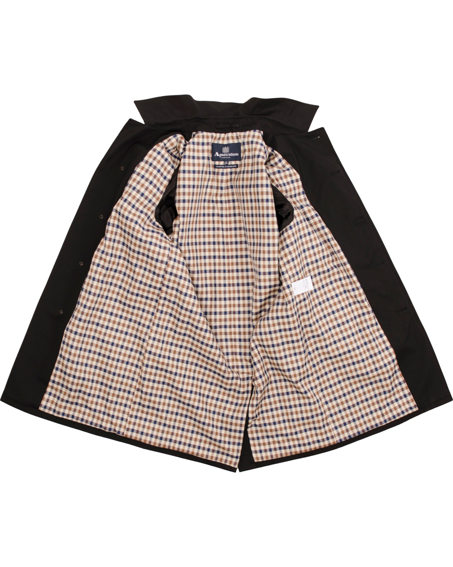 Herr | Jackor | Aquascutum | Broadgate Raincoat Black
