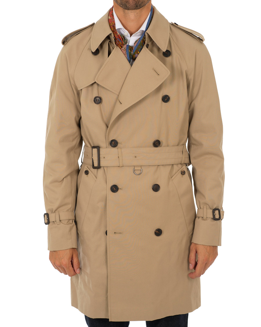 Herr | Jackor | Aquascutum | Corby Double Breasted Trenchcoat Camel