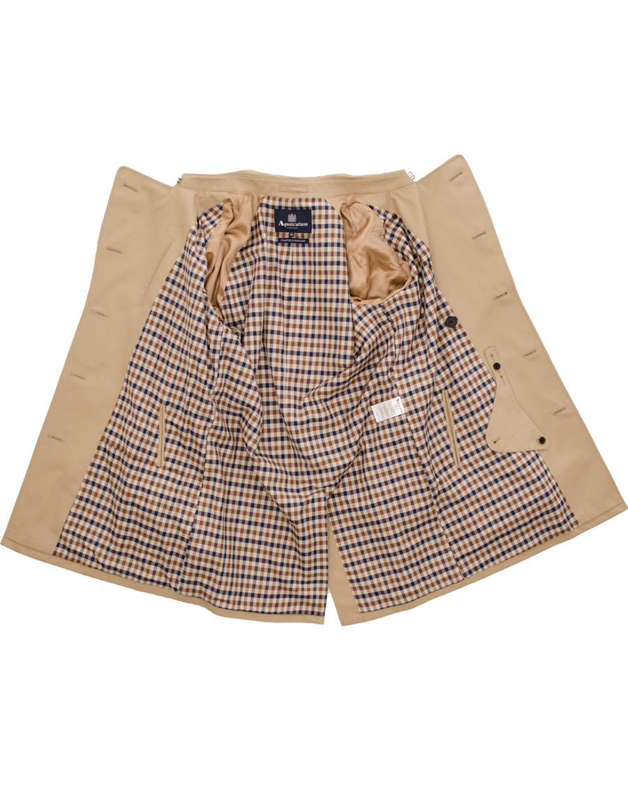 Herr | Jackor | Aquascutum | Corby Double Breasted Trenchcoat Camel