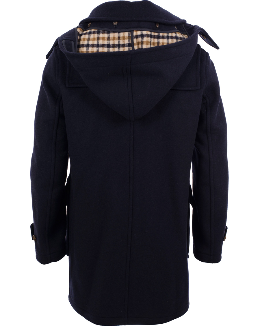 Herr | Jackor | Aquascutum | Henward Duffle Coat Navy