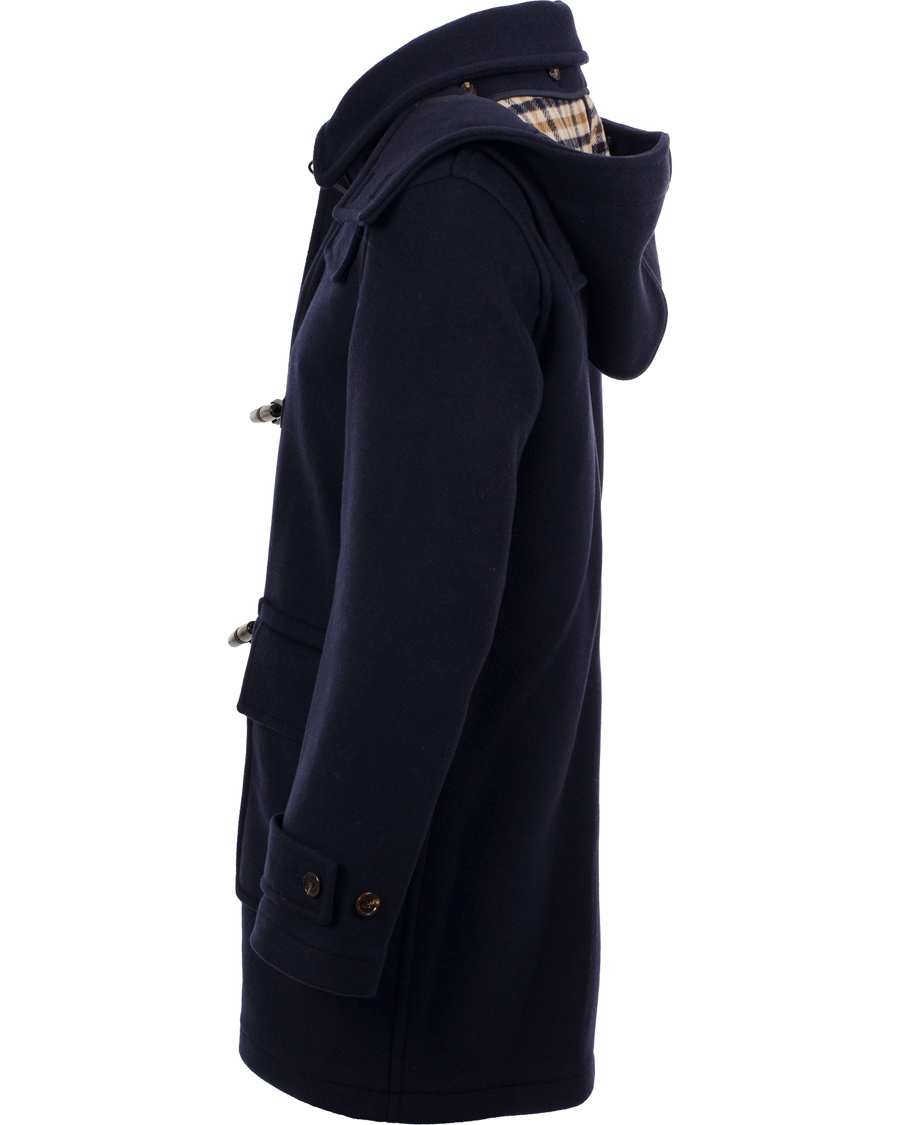 Herr | Jackor | Aquascutum | Henward Duffle Coat Navy