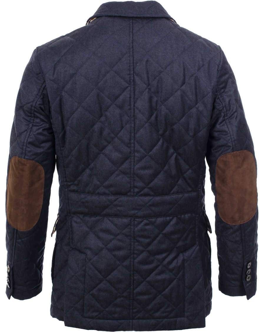 Herr | Jackor | Aquascutum | Flanell Quilt Jacket Navy