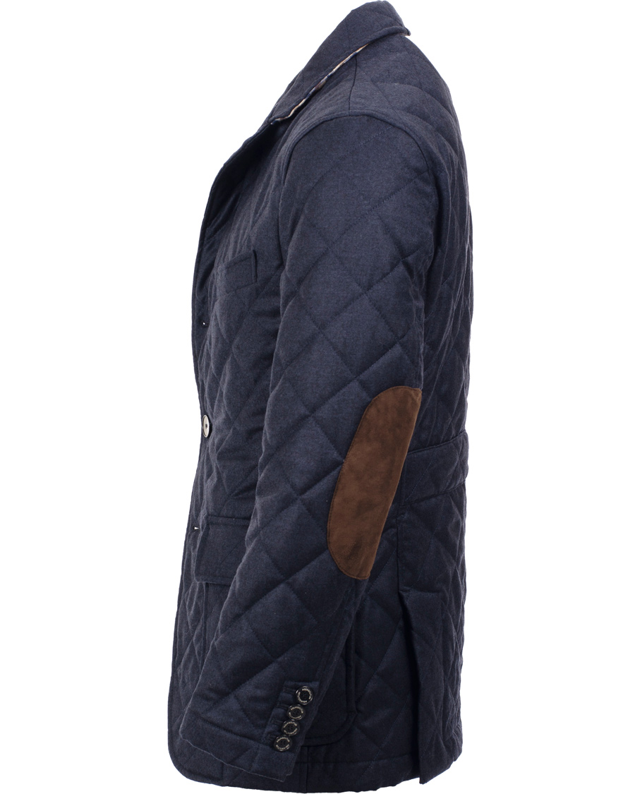 Herr | Jackor | Aquascutum | Flanell Quilt Jacket Navy