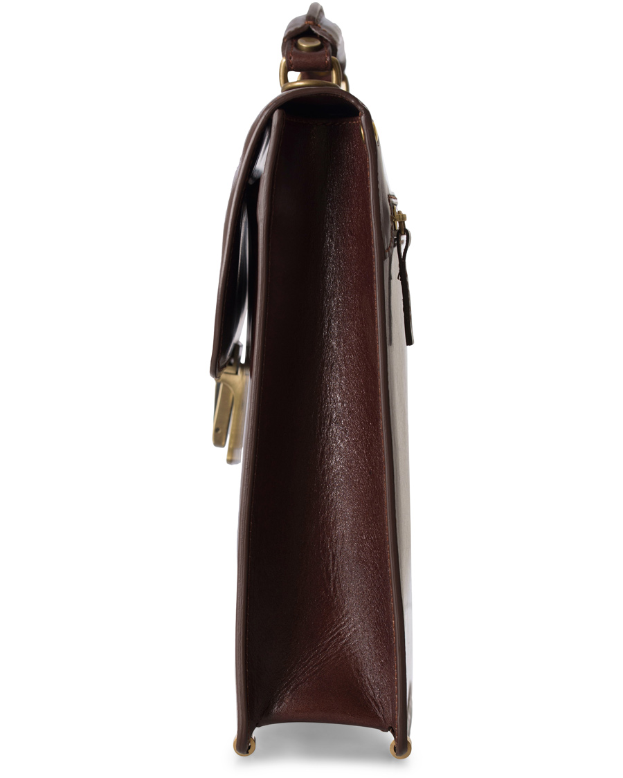 Herr | Baron Small Briefcase Brown Leather | Baron | Small Briefcase Brown Leather