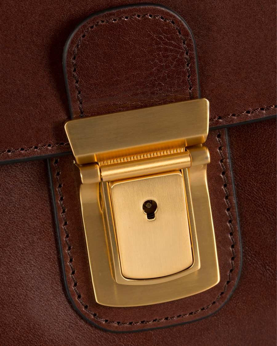 Herr | Baron Classic Briefcase Brown Leather | Baron | Classic Briefcase Brown Leather