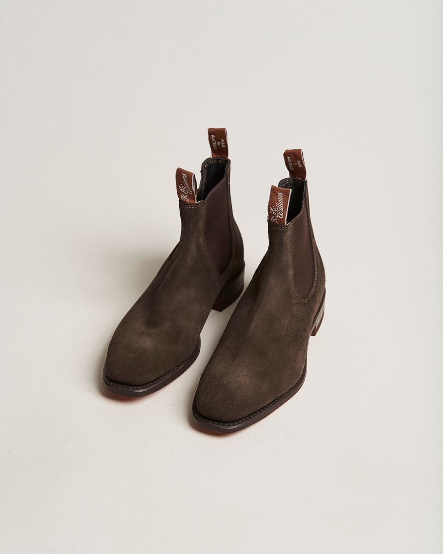 Herr | R.M.Williams Craftsman G Boot Suede Chocolate | R.M.Williams | Craftsman G Boot Suede Chocolate
