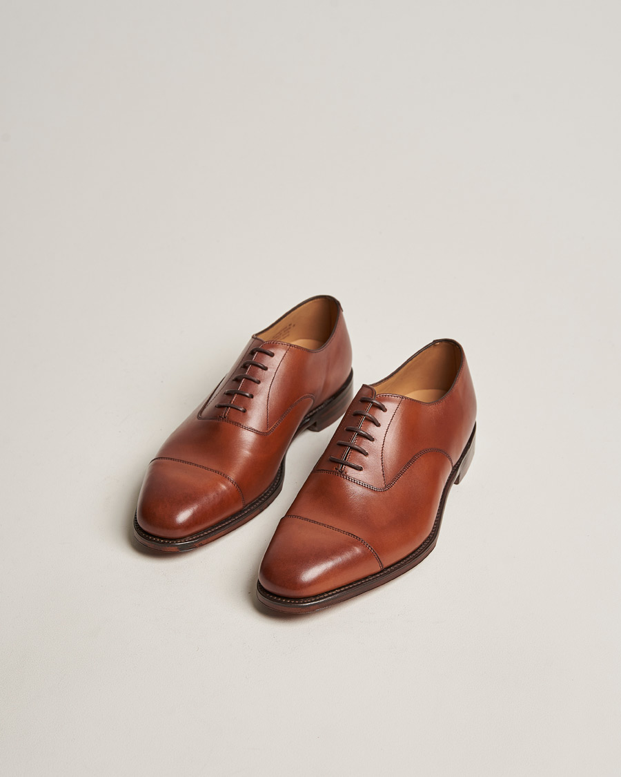 Herr | Handgjorda skor - Skoblockskampanj | Loake 1880 | Aldwych Oxford Mahogany Burnished Calf