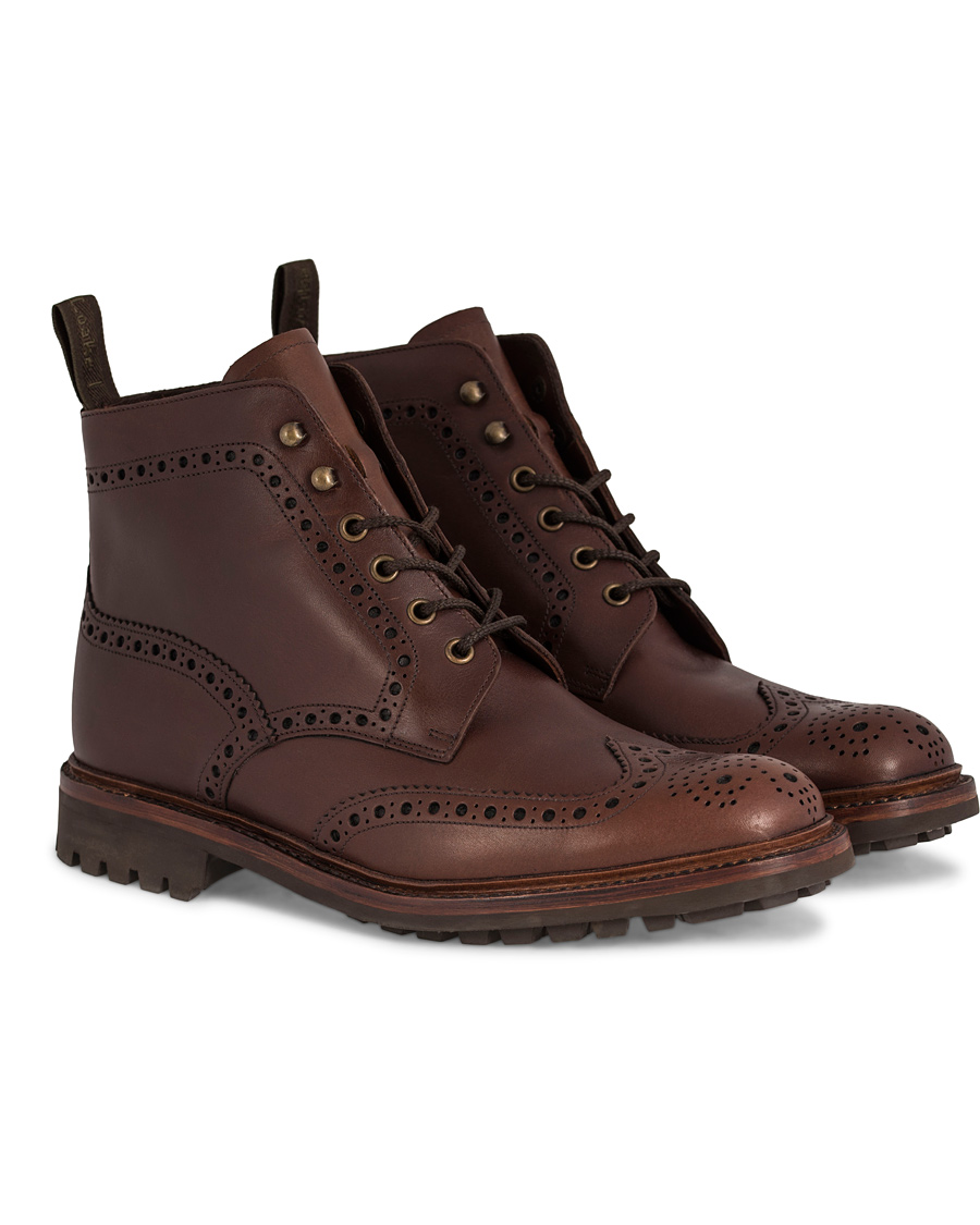 Herr | Loake 1880 Mulligan Brogue Boot Brown Waxy Leather | Loake 1880 | Mulligan Brogue Boot Brown Waxy Leather