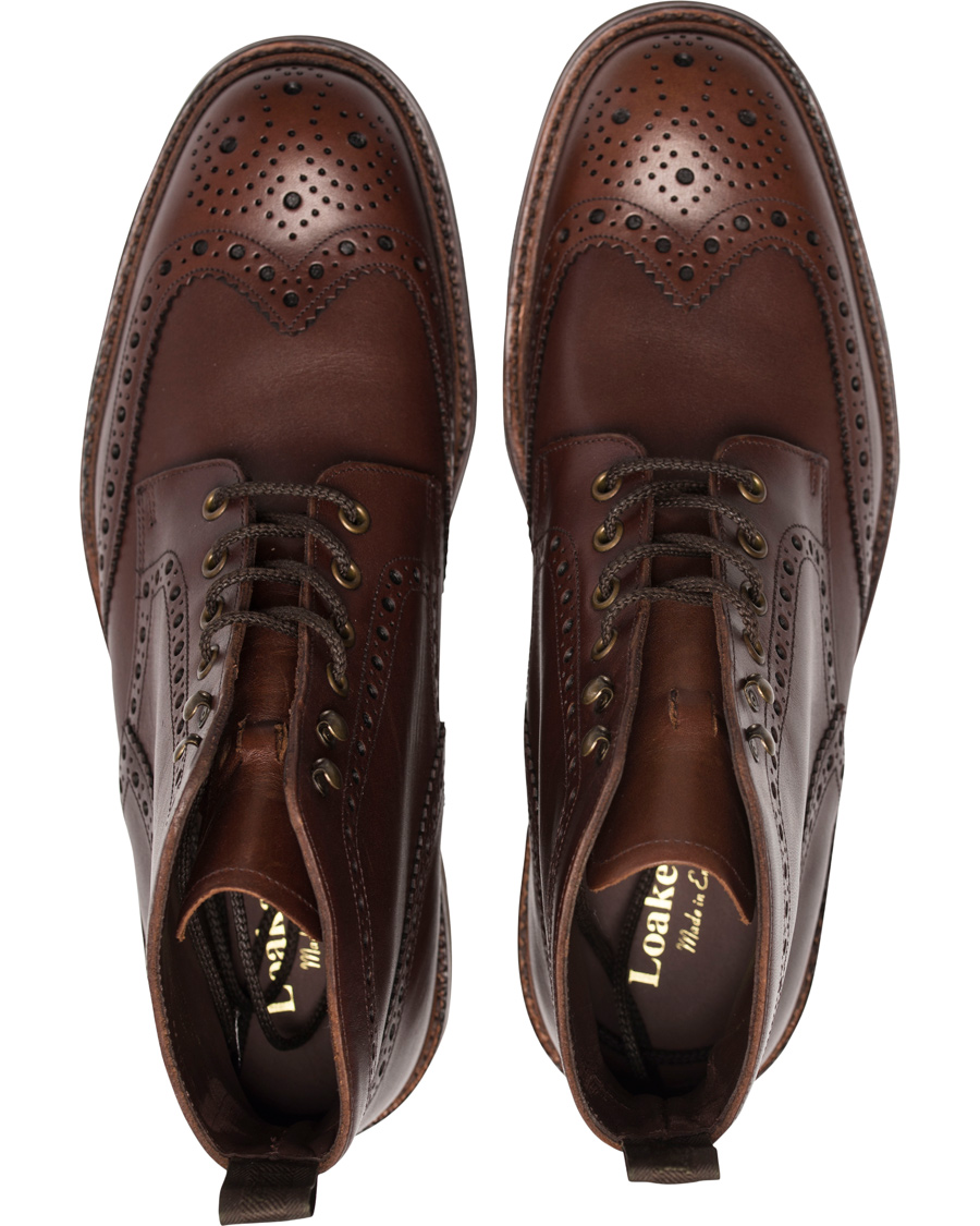 Herr | Loake 1880 Mulligan Brogue Boot Brown Waxy Leather | Loake 1880 | Mulligan Brogue Boot Brown Waxy Leather