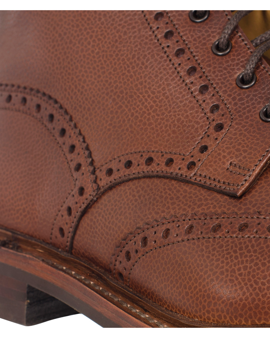 Herr | Loake 1880 Fairdford Brogue Boot Dark Brown Grain Calf | Loake 1880 | Fairdford Brogue Boot Dark Brown Grain Calf