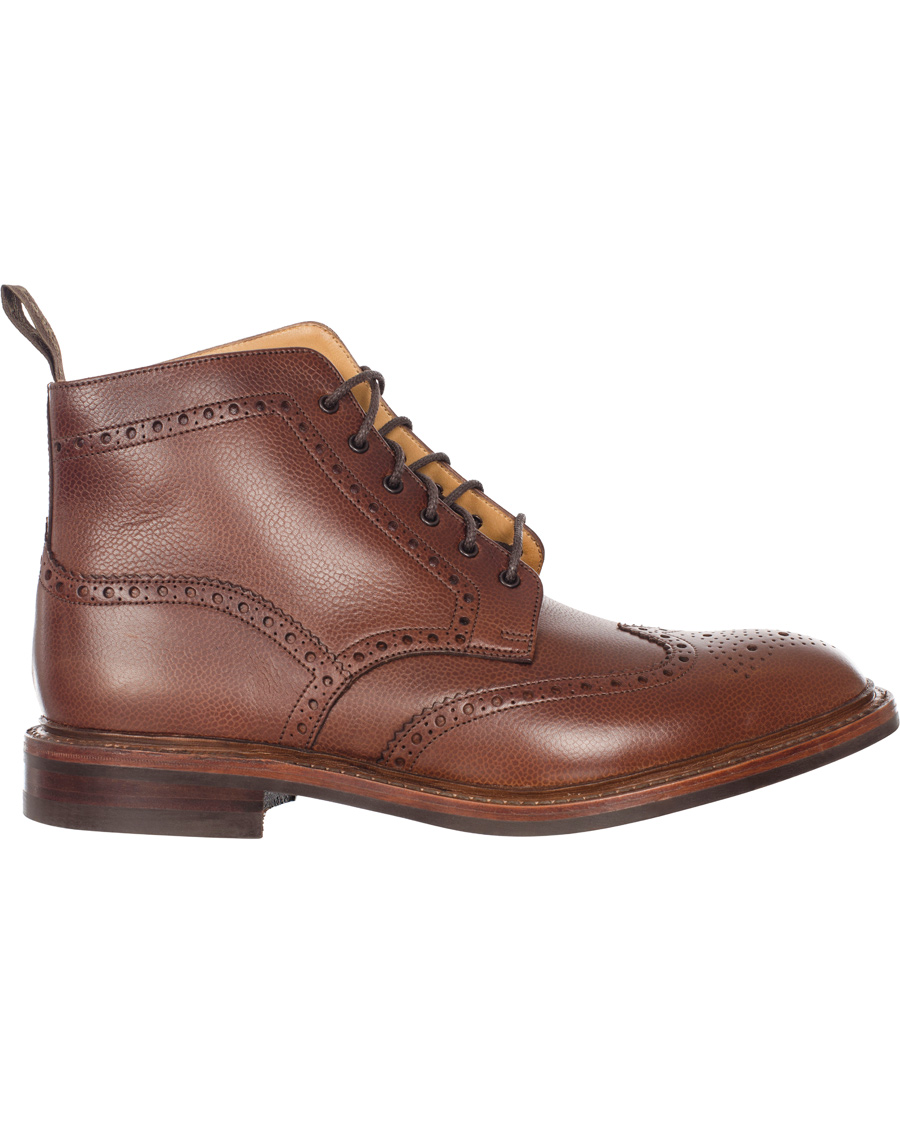 Herr | Loake 1880 Fairdford Brogue Boot Dark Brown Grain Calf | Loake 1880 | Fairdford Brogue Boot Dark Brown Grain Calf