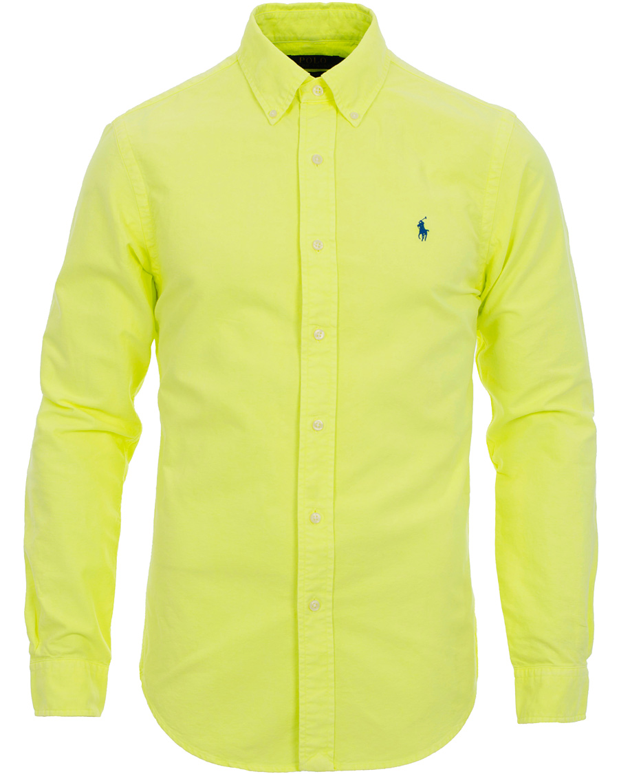 Herr | Skjortor | Polo Ralph Lauren | Slim Fit Oxford Shirt Safety Yellow