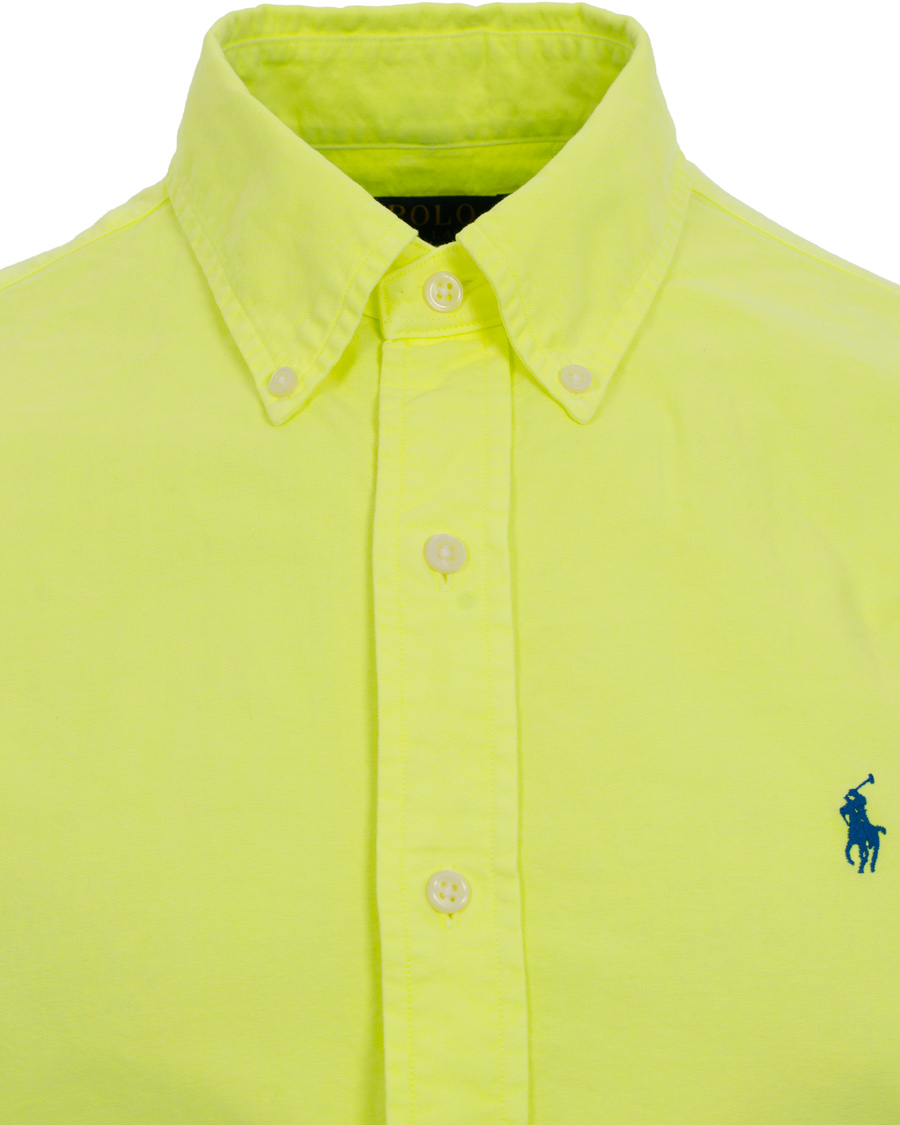 Herr | Skjortor | Polo Ralph Lauren | Slim Fit Oxford Shirt Safety Yellow