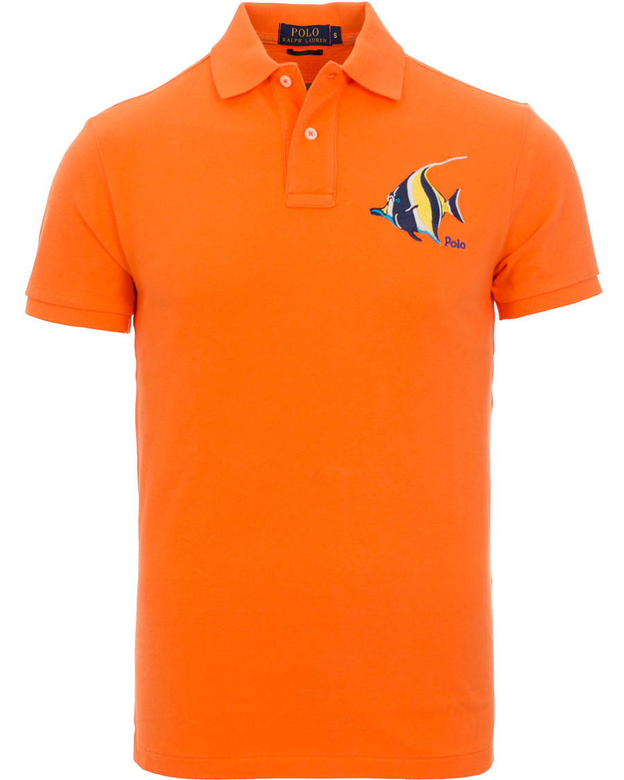 Herr | Pikéer | Polo Ralph Lauren | Fish Polo Resort Orange