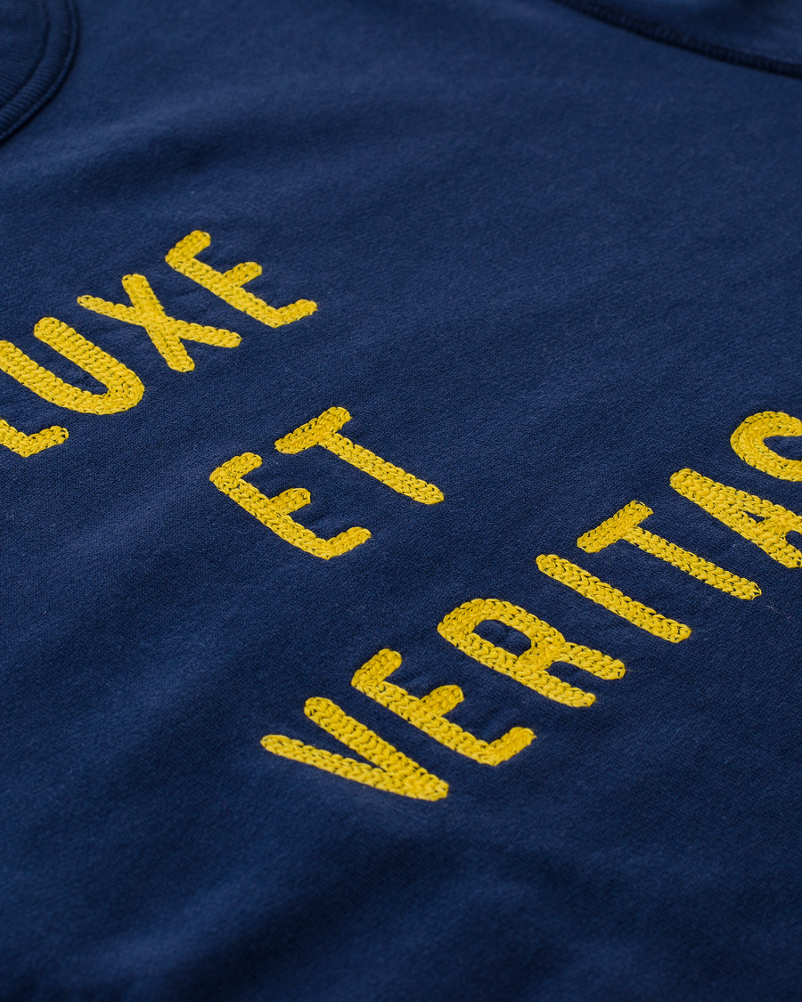 Herr | Tröjor | GANT Rugger | Luxe Et Veritas Sweatshirt Parisian Blue