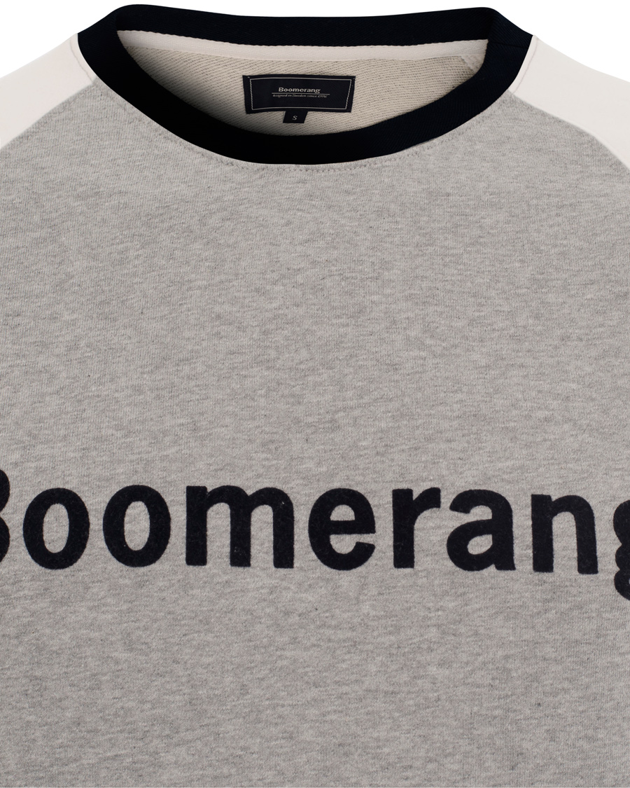 Herr | Tröjor | Boomerang | Hugo Print Sweatshirt Grey