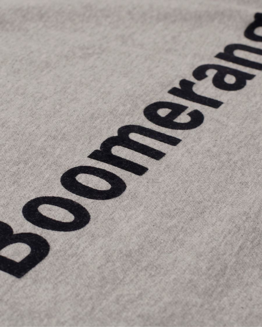 Herr | Tröjor | Boomerang | Hugo Print Sweatshirt Grey
