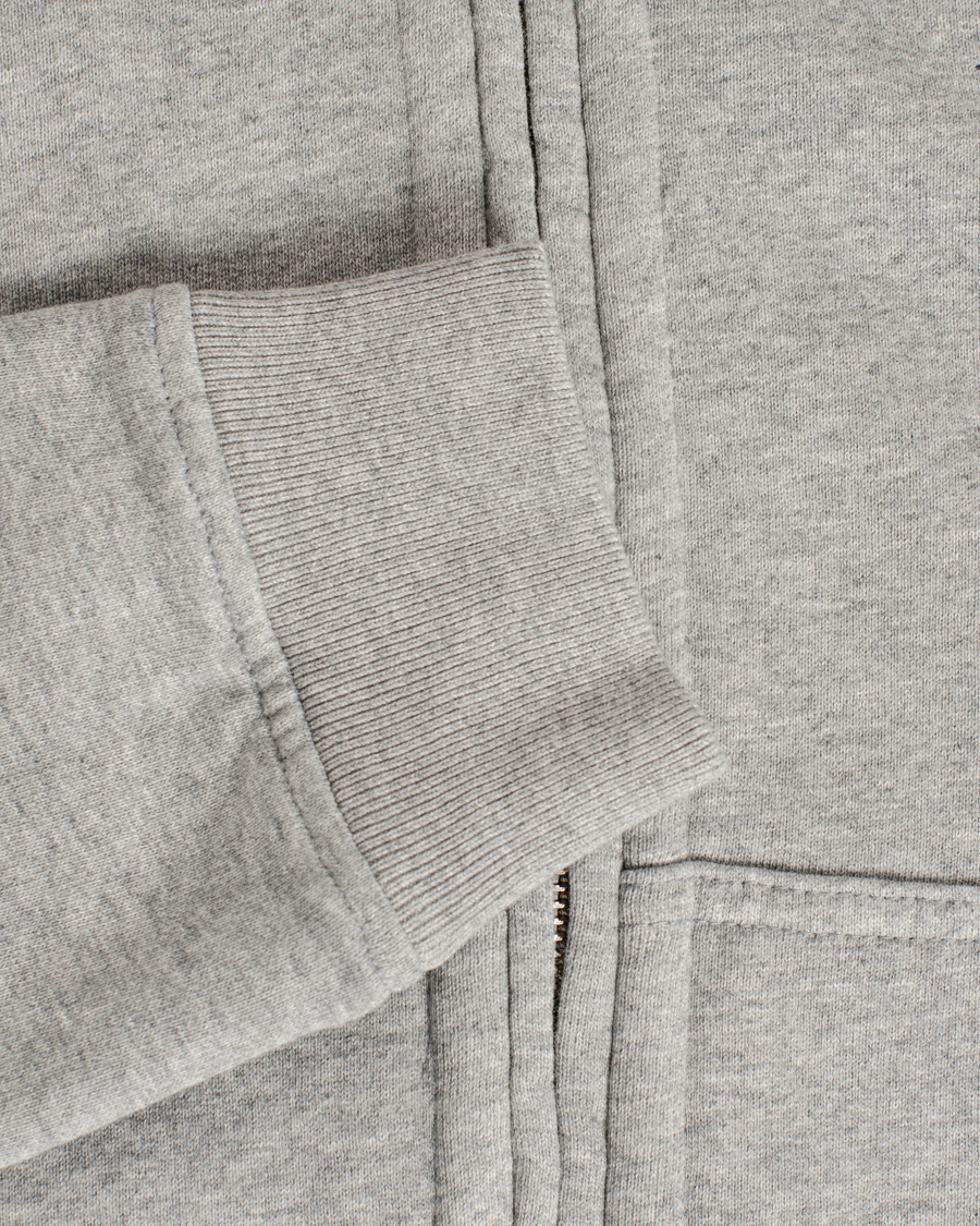 Herr | Tröjor | Henri-Lloyd | Henri Lloyd Hopton Hooded Full Zip Sweat Grey Marl