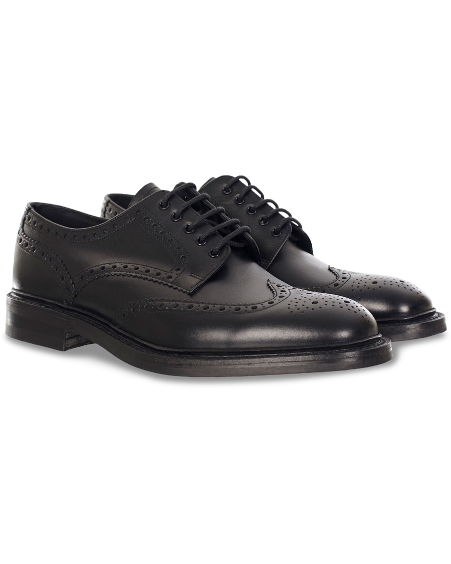 Herr | Loake 1880 Chester Dainite Brogue Black Calf | Loake 1880 | Chester Dainite Brogue Black Calf