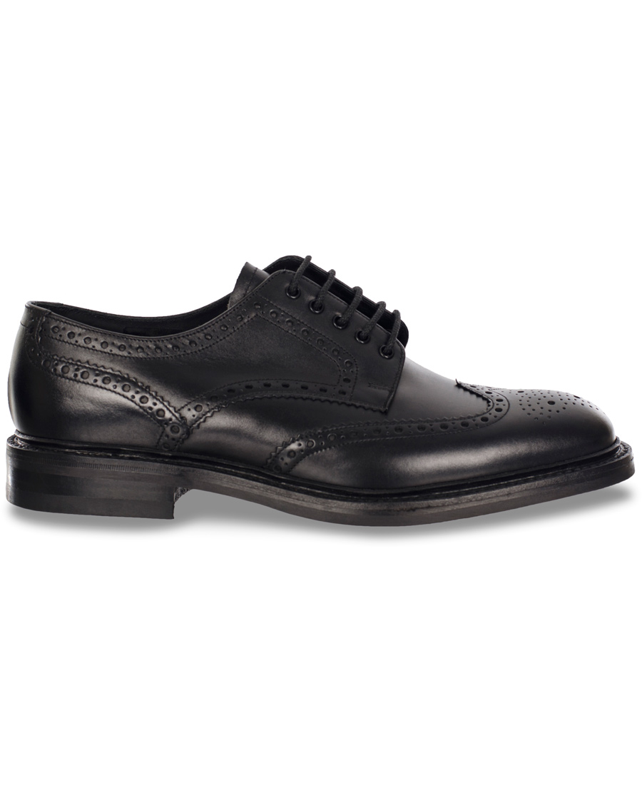 Herr | Loake 1880 Chester Dainite Brogue Black Calf | Loake 1880 | Chester Dainite Brogue Black Calf