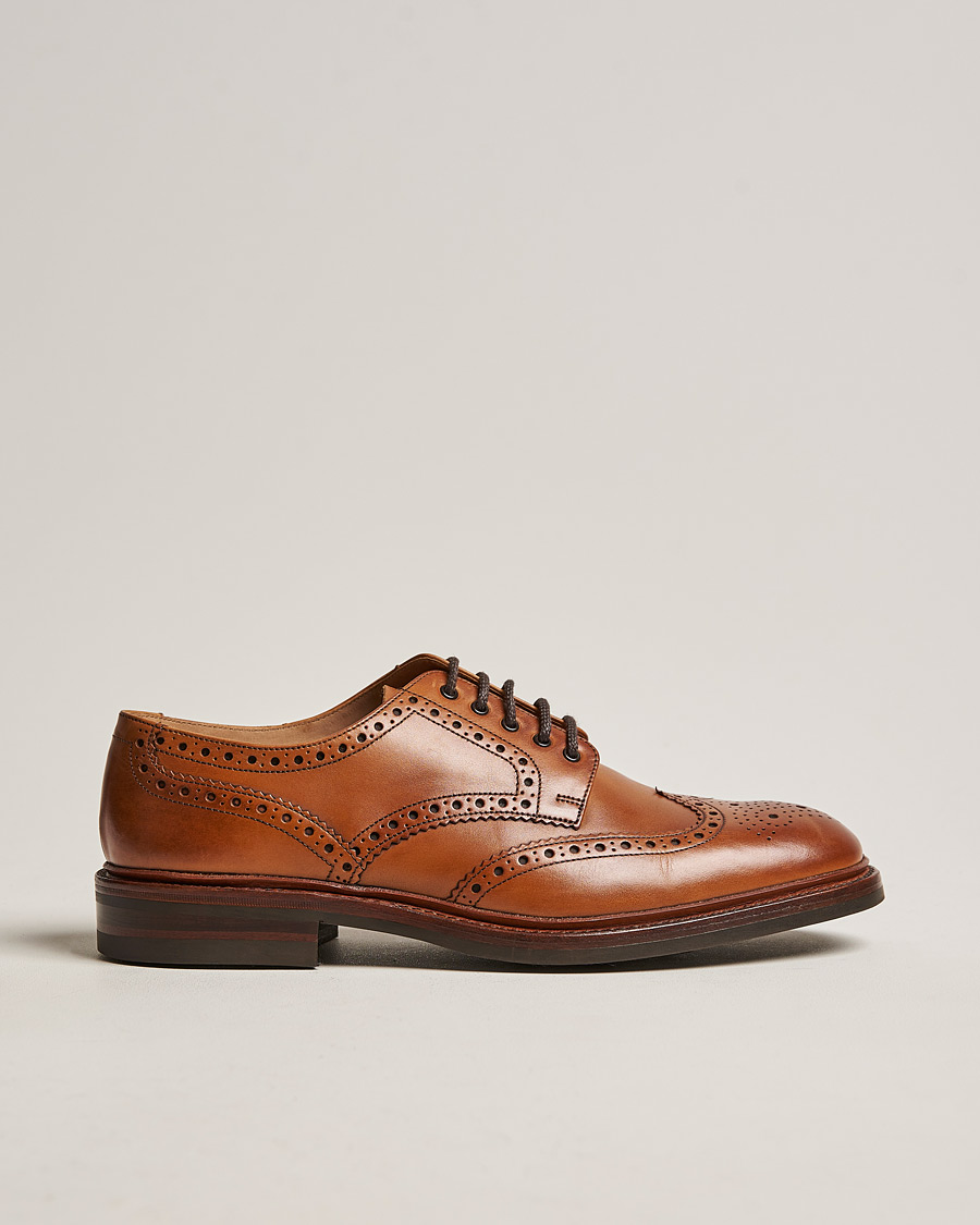 Herr | Brogues | Loake 1880 | Chester Brogue Tan Burnished Calf