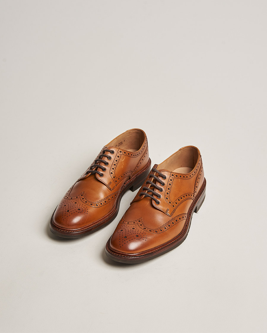 Herr | Best of British | Loake 1880 | Chester Dainite Brogue Tan Burnished Calf