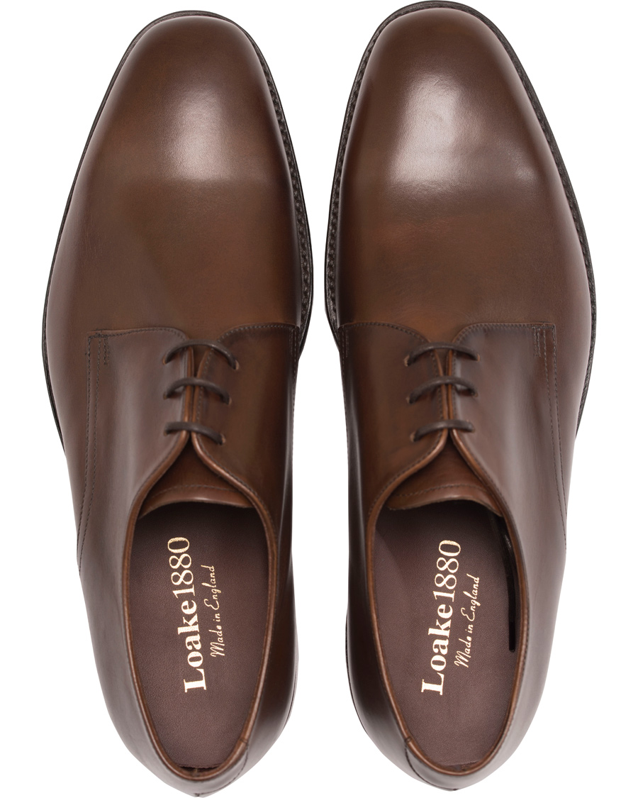 Herr | Loake 1880 Downing Derby Dark Brown Calf | Loake 1880 | Downing Derby Dark Brown Calf