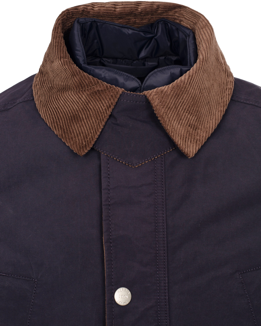Herr | Jackor | Morris | Windsor Waxed Jacket Old Blue