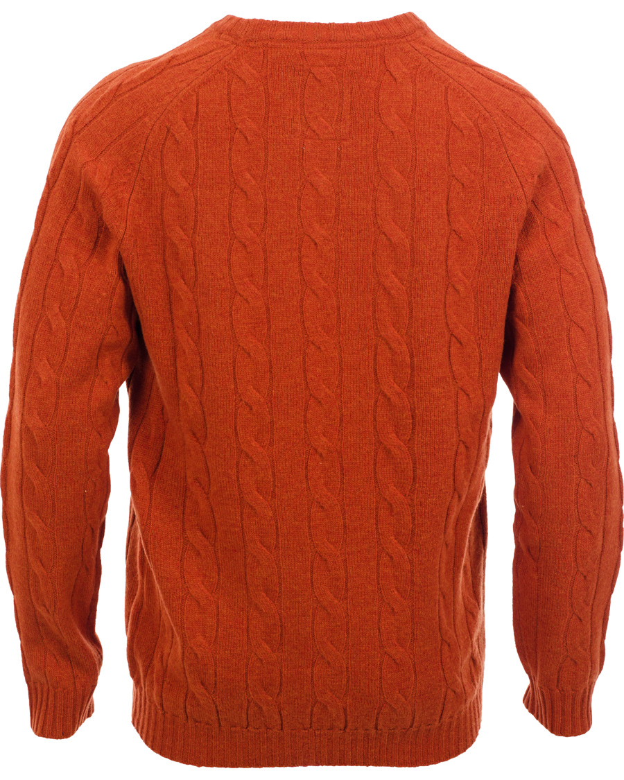 Herr | Tröjor | Lexington | Andrew Cable Roundneck Orange Ketchup