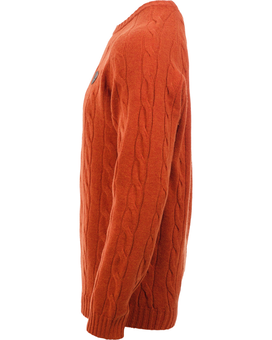 Herr | Tröjor | Lexington | Andrew Cable Roundneck Orange Ketchup