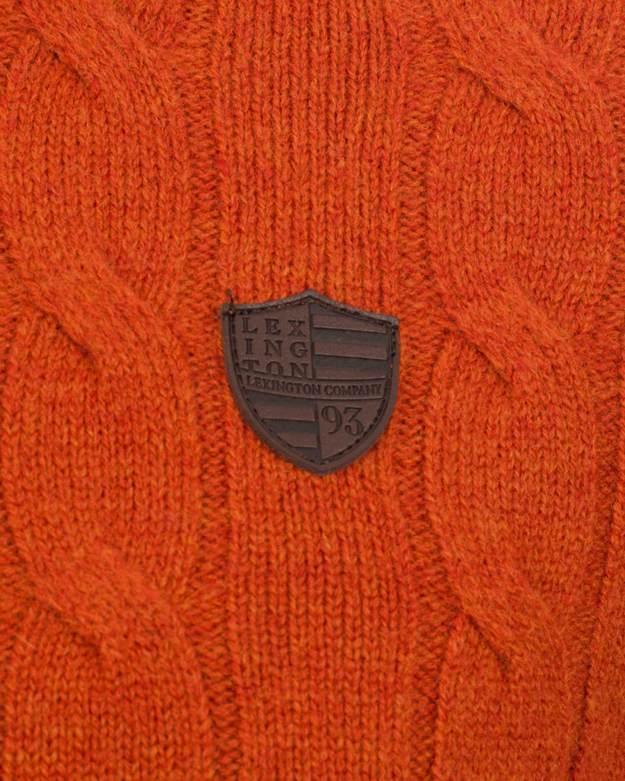 Herr | Tröjor | Lexington | Andrew Cable Roundneck Orange Ketchup