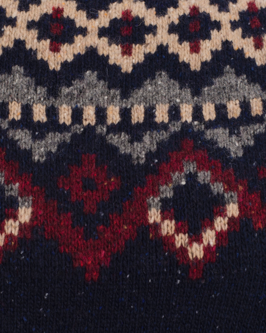 Herr | Tröjor | Boomerang | Merak Jaquard Sweater Night Sky