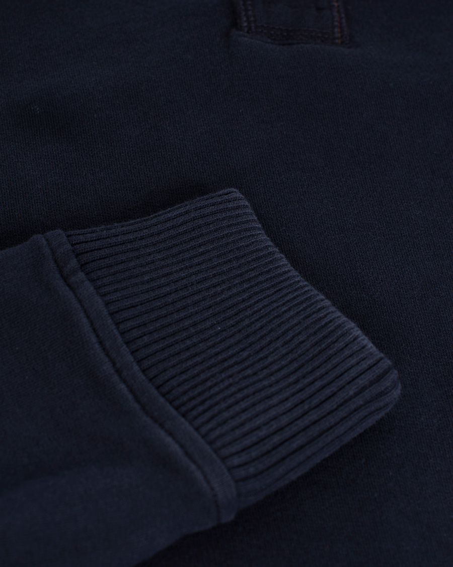 Herr | Tröjor | BOSS ORANGE | BOSS Casual Wherso Button Sweatshirt Dark Blue