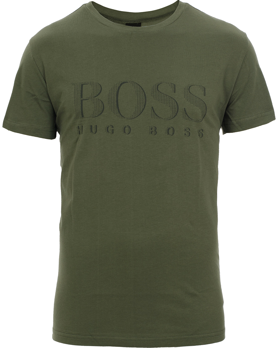 Herr | T-Shirts | BOSS BLACK | BOSS Shirt SS Dark Green