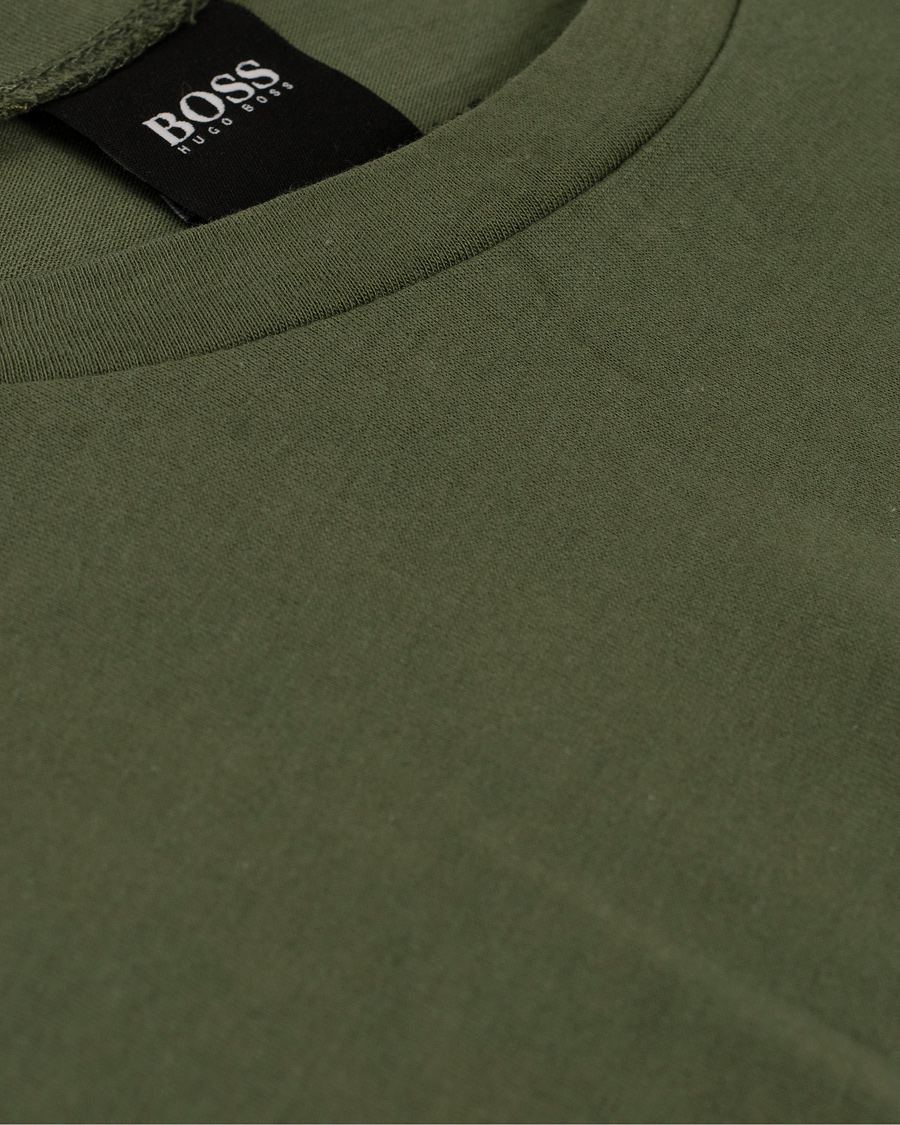 Herr | T-Shirts | BOSS BLACK | BOSS Shirt SS Dark Green
