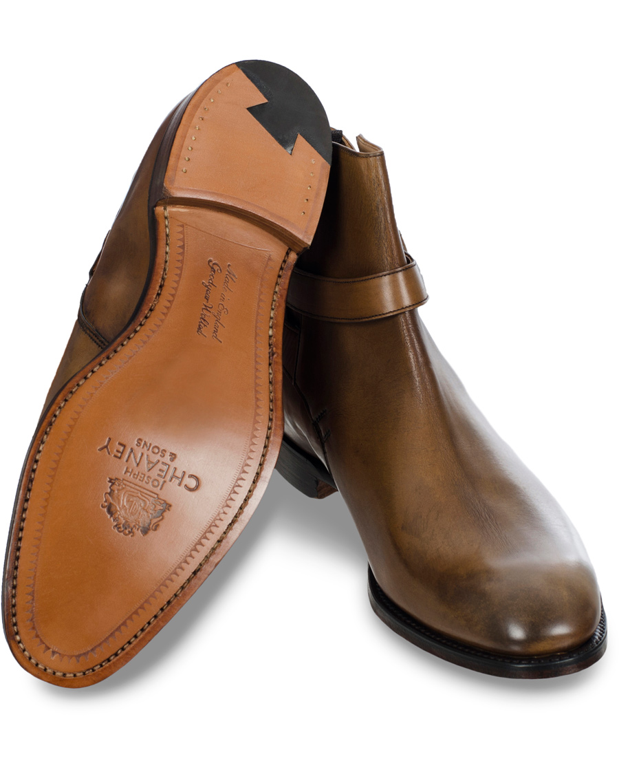 Herr | Cheaney Harold Jodhpur Hand Burnished Mahogany Calf | Cheaney | Harold Jodhpur Hand Burnished Mahogany Calf