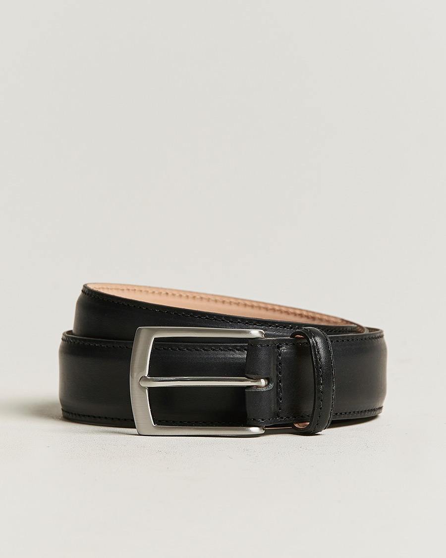 Herr | | Loake 1880 | Henry Leather Belt 3,3 cm Black