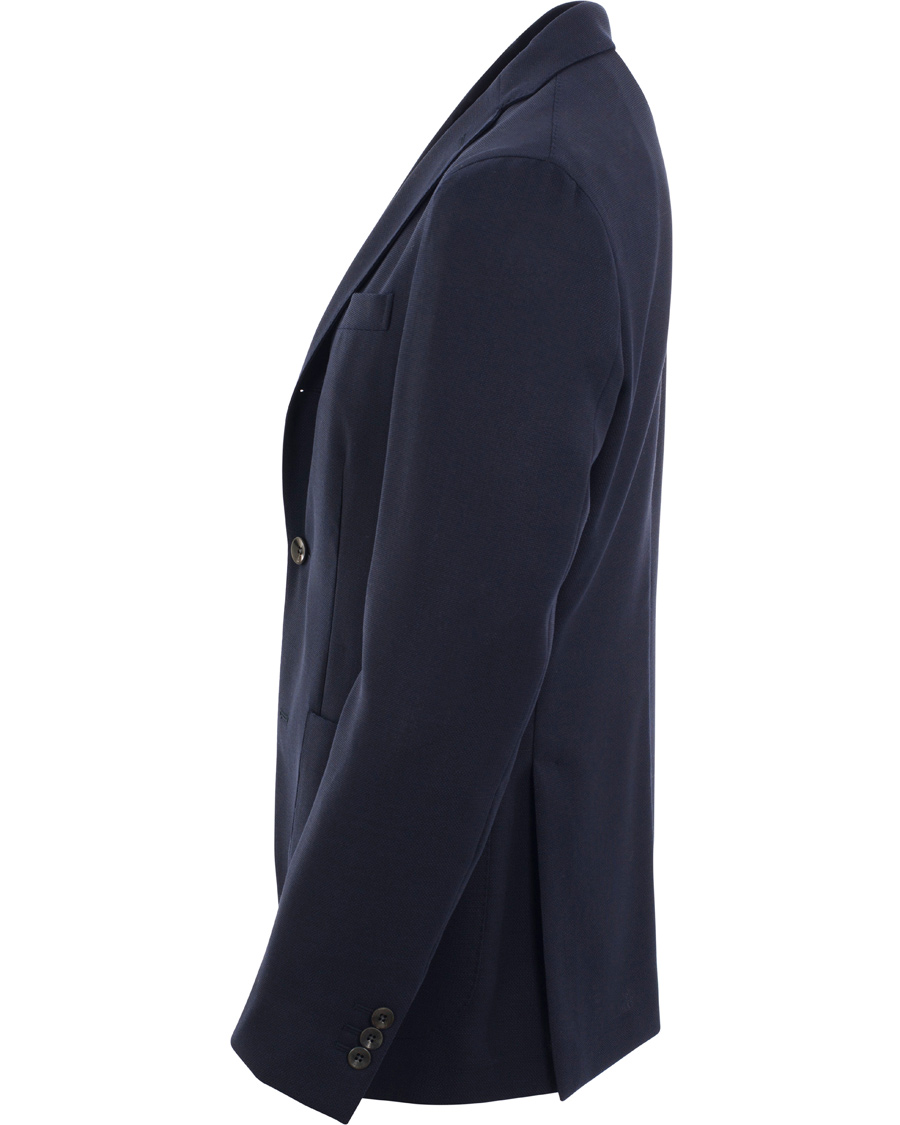 Herr | Kavajer | Boglioli | Dover Patch Pocket Wool Blazer Navy