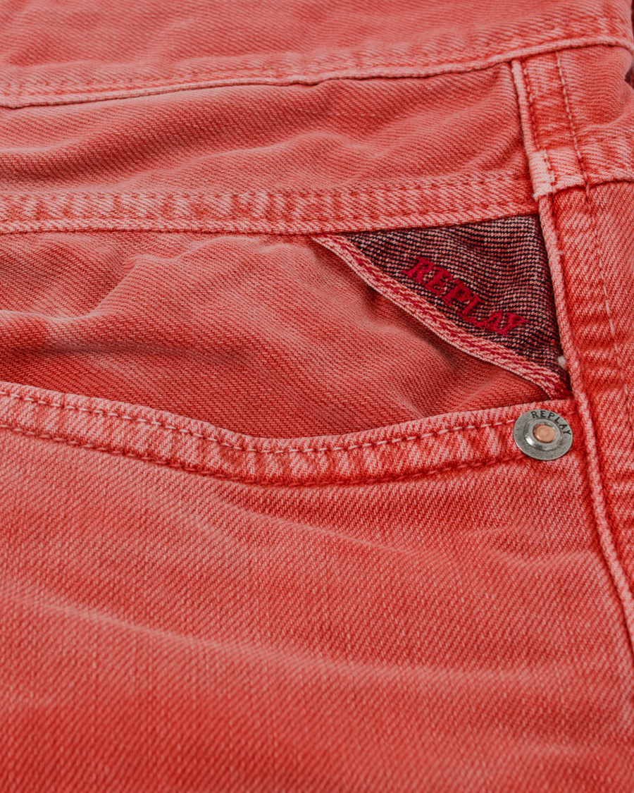 Herr | Jeans | Replay | M914E Anbass Jeans Red
