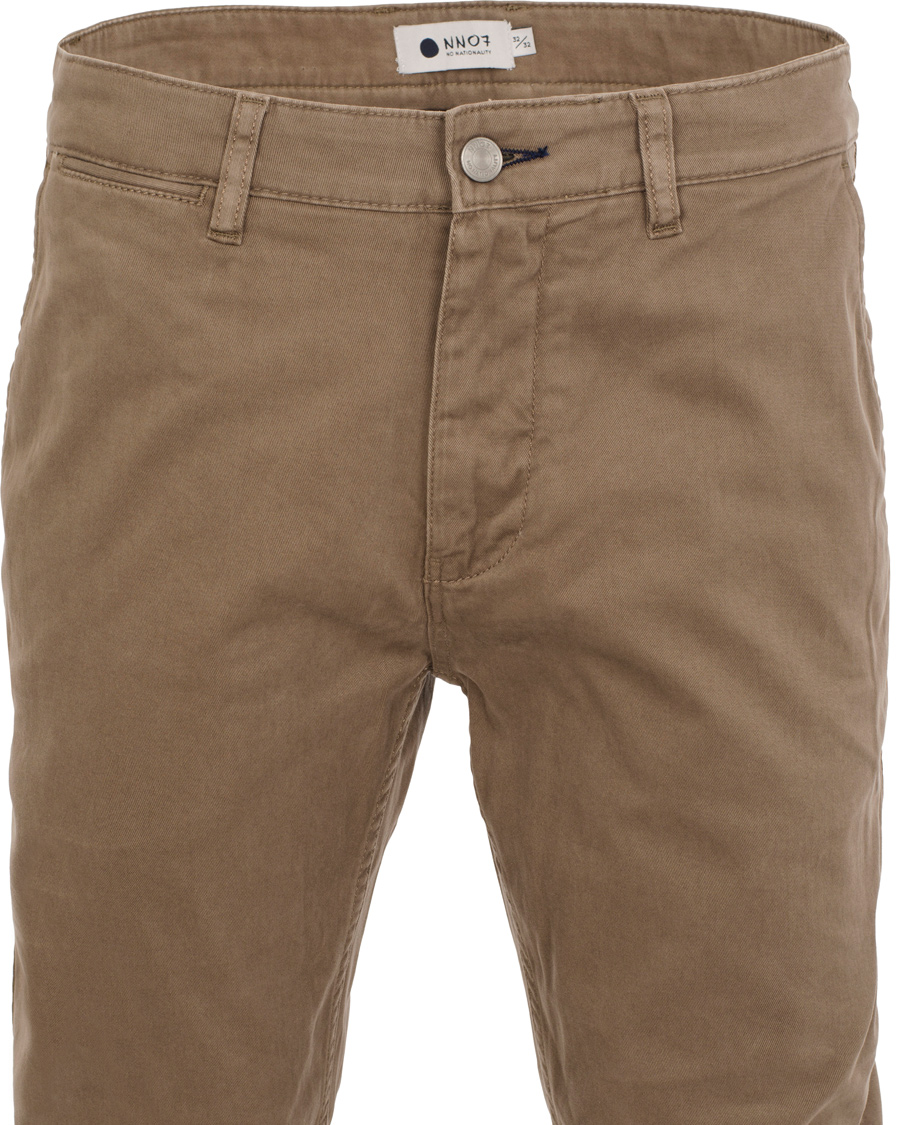 Herr | Byxor | NN07 | Marco 1001 Stretch Chinos Green Stone