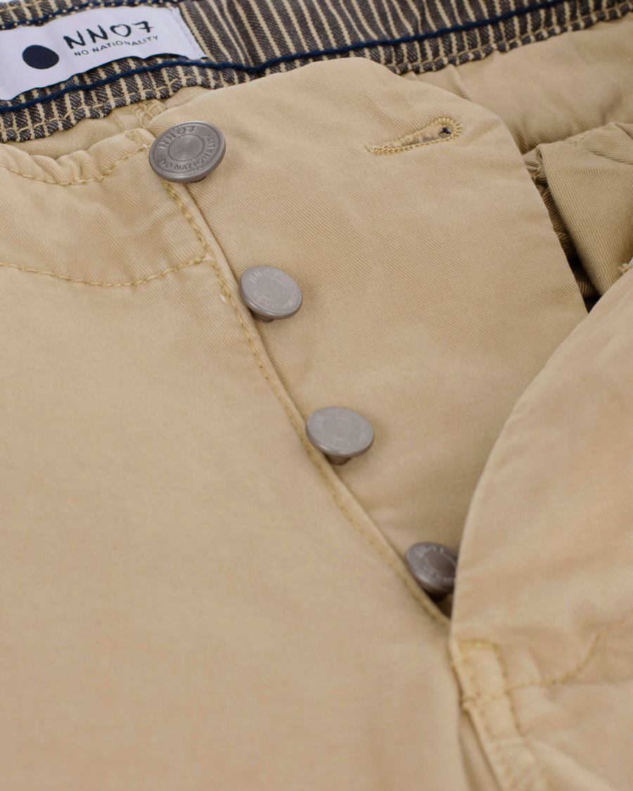 Herr | Byxor | NN07 | Simon 1002 Stretch Chinos Light Khaki